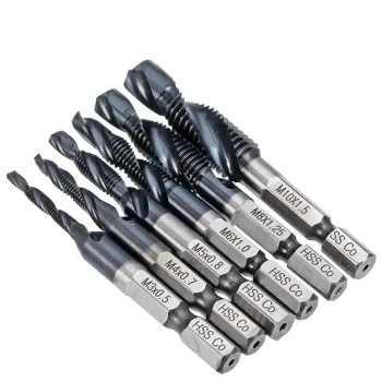 M3-M10 Metric Screw Tap Drill Bits with TIALN Coating