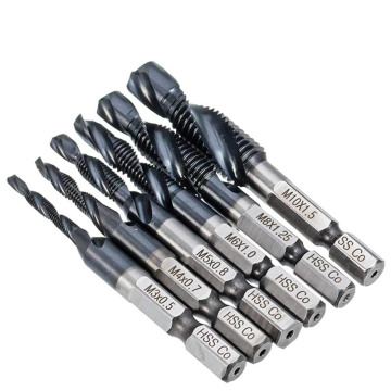 M3-M10 Metric Screw Tap Drill Bits with TIALN Coating