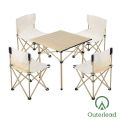 Outerlead Portable BBQ Camping Chair And Tables Set