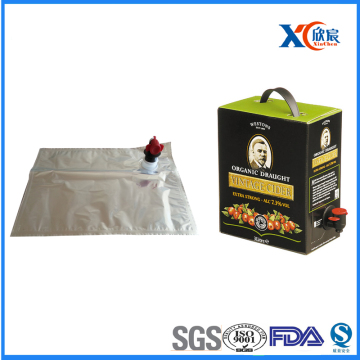 Hotsale liquid packaging industrial use bib bag in box