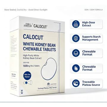 Tabletas masticables de extracto de frijol blanco OEM y ODM