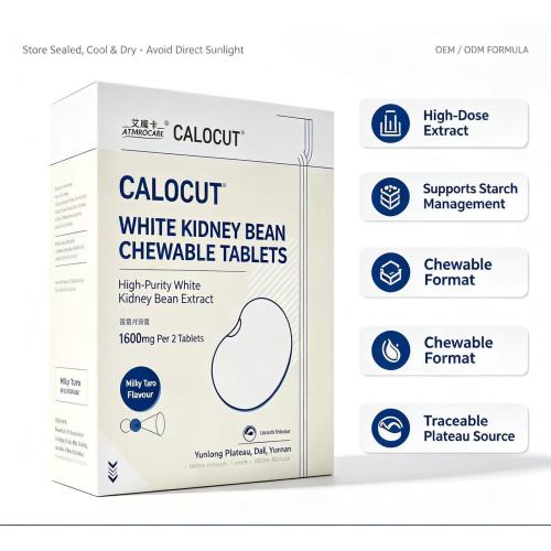 Tabletas masticables de extracto de frijol blanco OEM y ODM