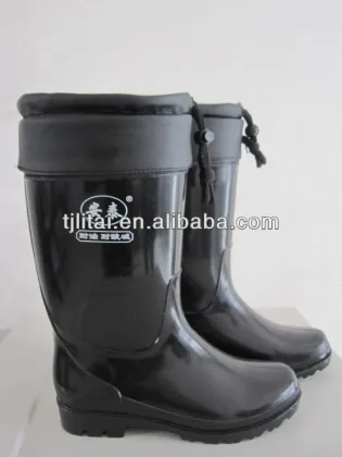 pvc winter boots for men's winter snow boot