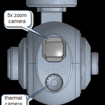 TGDO5T3 5X-Netzwerk Drei-Achsen kleine Dual-Light-Gimbal-Kamera für UAV-Drohne: Ihre ultimative Luftbildungslösung