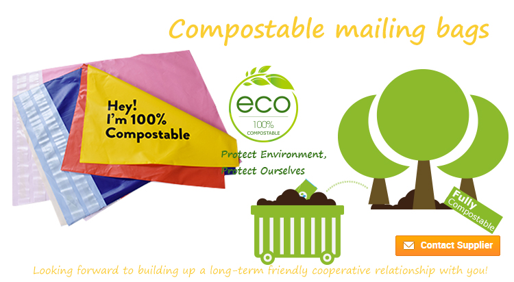 100% Biodegradable Compostable Bubble Mailer Bag China Manufacturer