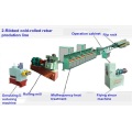 Hot rolling steel bar mill line