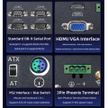 Fanless Core i3/i5/i7 Dual LAN desktop mini pc