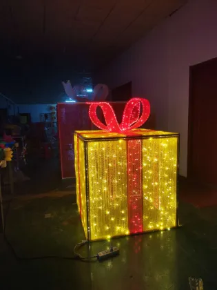 LED Gift Box Christmas Decorations
