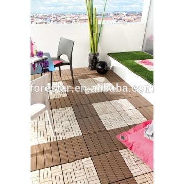 2016 Outdoor WPC interlocking plastic floor tiles