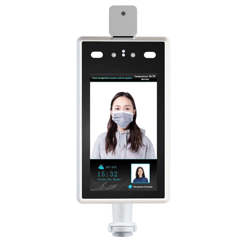 Face Recognize Access Control with Infrared Thermal Temperature Measurement IP Camera with Adaptor