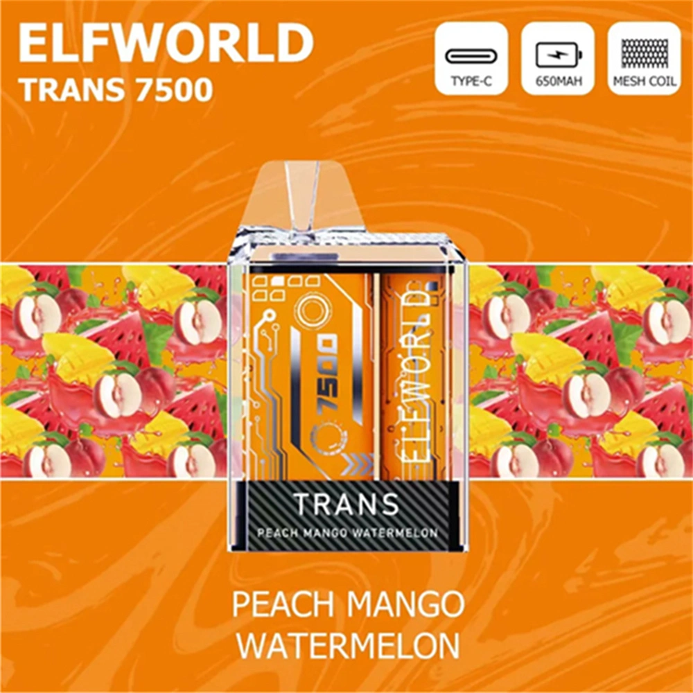 Elf World Trans 7500 kertakäyttöinen vape Puff Bar