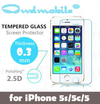 QWD factory price Full screen Size Tempered Glass Screen Protector with Silk Printing