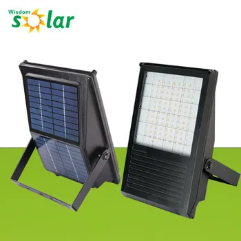 Easy move to anywhere solar flood lights outdoor for square lighting