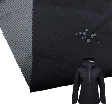 Polyester Stretch Twill Bonded TPU membran kain untuk jaket