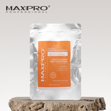 Wholesale MAXIPRO Bleach Hair Powder - 500g DUST Free Bulk Hair Bleaching Powder OEM ODM Private Label
