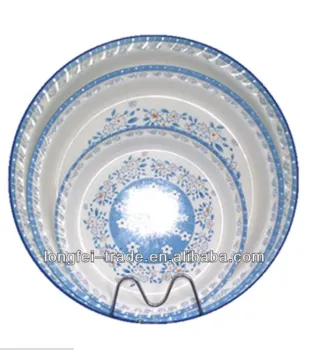 Melamine Dinnerware Set/ Round Pink Melamine Plate