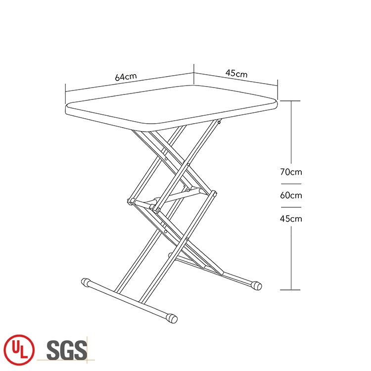 Portable Office Plastic Table