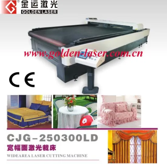 Auto Feeding Textile Laser Cutter Bed for Home Textile and Sofa Fabric
