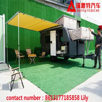 Small trailer Trailer Trailer trailer RV campground