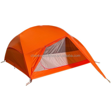 Lightweight 2-Person Backpacking Tent with Silicon Nylon Fabric for Outdoor Camping