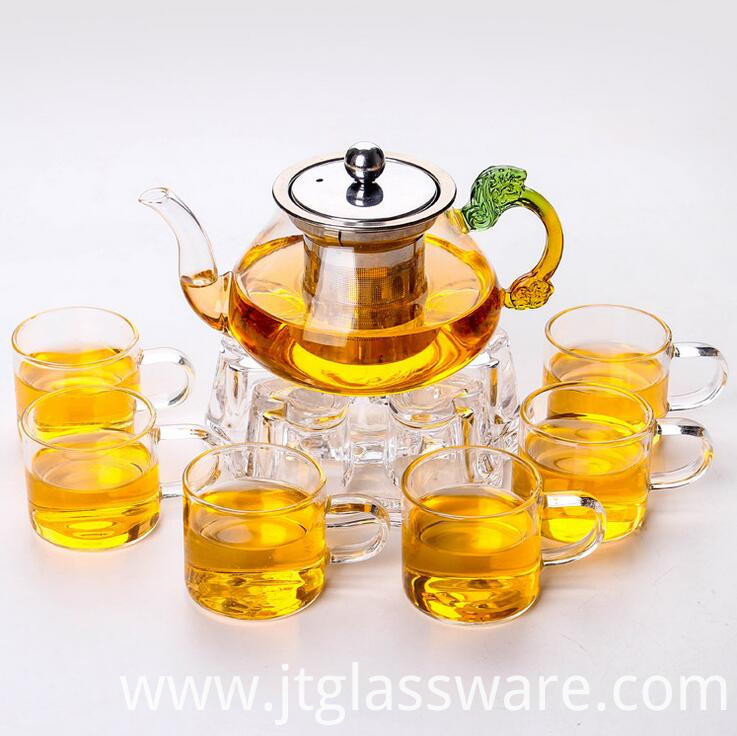 Blooming Tea Teapot Warmer Set Polo 45 oz /1330 ml Tea Warmer Wave and  Blooming Tea Flowering Tea 12 ct hot or iced