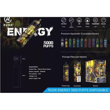 Ruok Energy 5000 Puffs Kit Pod