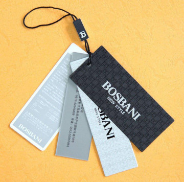 Customized 2015 high quality printed swing hang tag
