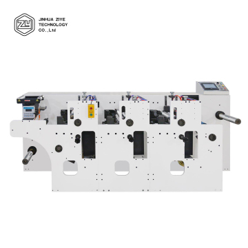 狭いWeb水平オンラインFlexo Printer Die Cutting Stamping Printing Machine FPL320-3