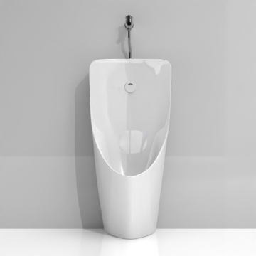 Chinese Porcelain Automatic Sensor Floor-Mounted Men's Urinal