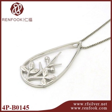 RenFook factory direct sale 925 sterling silver Gift Series Sterling Silver Pendant Silver Jewelry