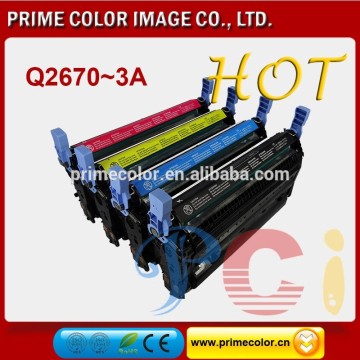 Laser Cartridge Color Toner for HP Q2670A Q2671A Q2672A Q2673A with Chip