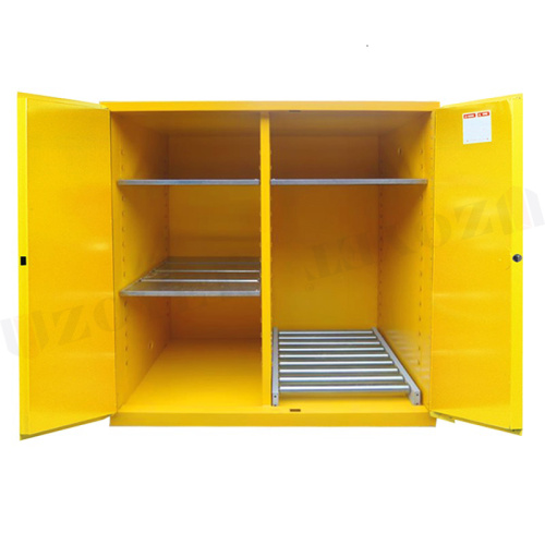 Combined drum storage cabinet