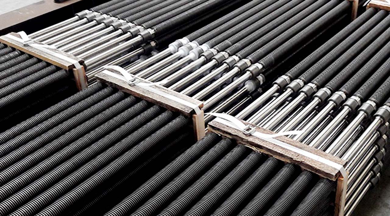 High frequency welded finned tube product display High frequency welded finned tube product display