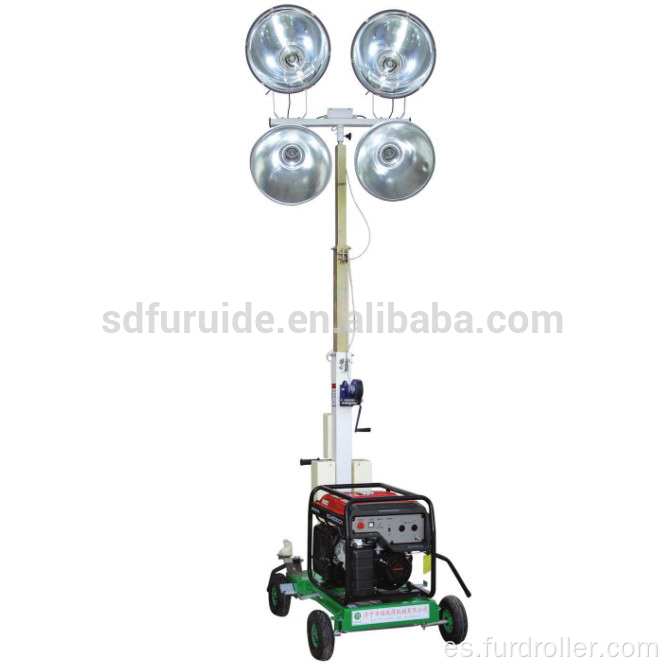 Generador diesel Torre de luz telescópica de inundación portátil FZM-1000B