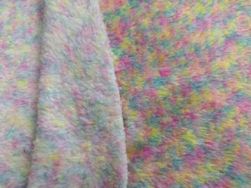 100％ポリエステルMalange Sherpaフリースニット生地