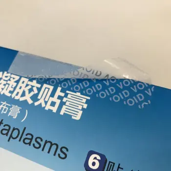 Tamper Resistant Security Void Labels