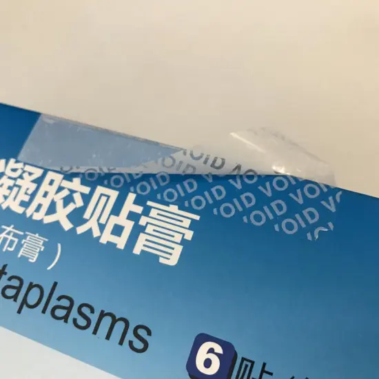 Tamper Resistant Security Void Labels