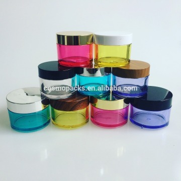 30ml PET Round Wide Mouth Jars, Empty Cosmetic Packaging 30ml PET Jar