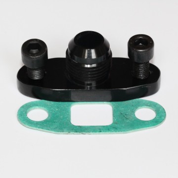 MALE 10AN AN10 T3/T4 Turbo Oil Drain 52mm Pitch Return Outlet Flange Kit