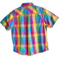 Men Casaul Cotton Y/d Short Sleeve Shirt