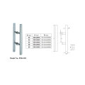 مقابض سحب باب أنبوب الفولاذ المقاوم للصدأ