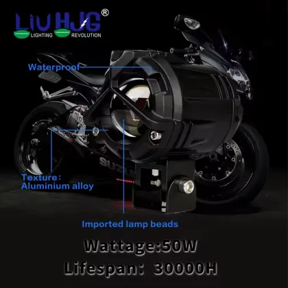 LIUHJG Custom OEM ODM Motorcycle Lighting System Projector Led Driving Fog Lights for Bike