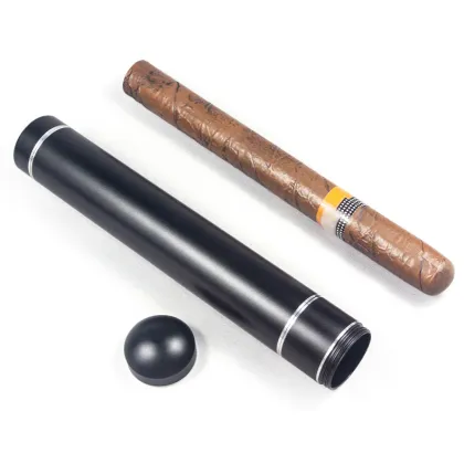 CTUB110190 Single Cigar holder Storage Tube Box Cigar Humidor