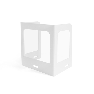 U Shaped Desk Acrylic Glass Protection Space Divider