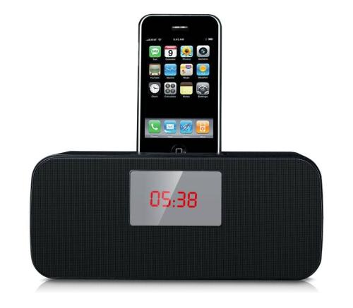 Docking Station for Apple's iPhone, with FM, Alarm Clock and Aux Functions (YX-3012)