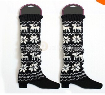 Women Dance Acrylic Cycling Wholesale Knitted Leg Warmer/Socks