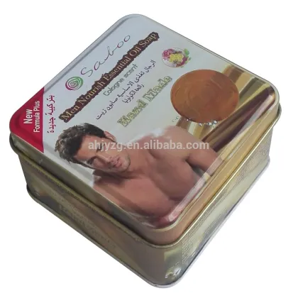 nice printing square soap tin boxes wholesale