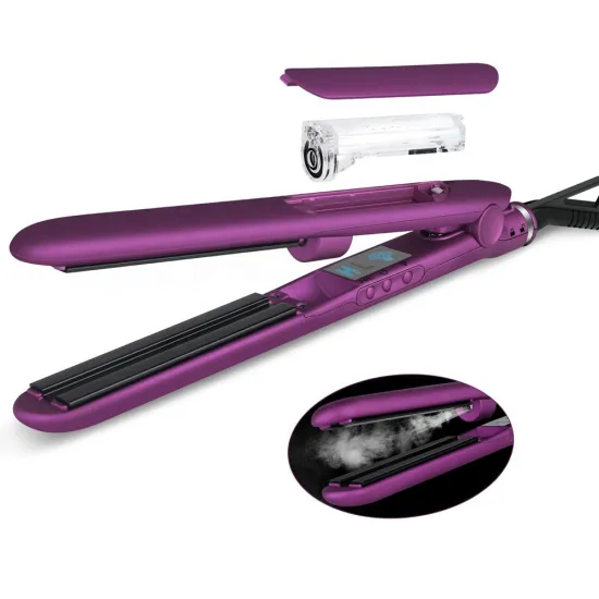 Steam Pod Vapor 2 in 1 Hair Straightener and Curler - Professional Flat Irons for Good Hair Use