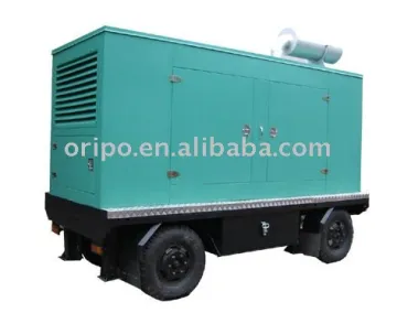 Shangchai moving mobile trailer generator
