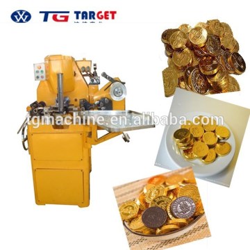 Gold chocolate shell embossing and moulding machine
